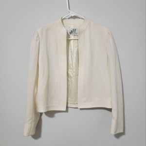 ❤️Cream cropped vintage jacket Small